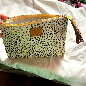 Sseko Tassel Clutch in Fauna.